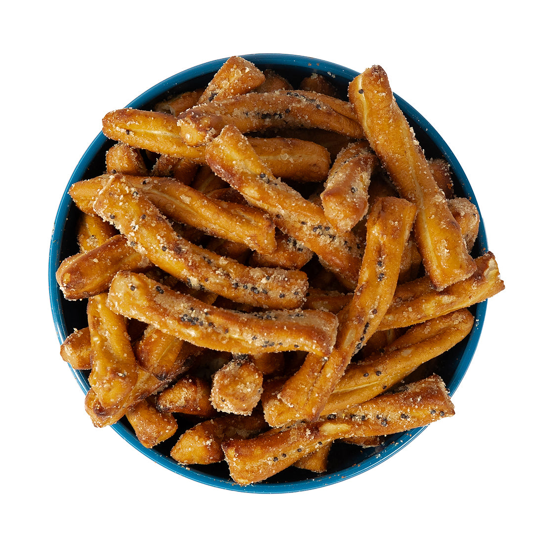 Everything Bagel Pretzel Twists