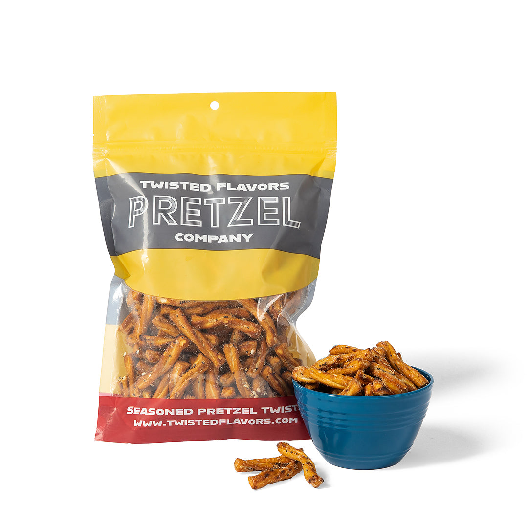 Everything Bagel Pretzel Twists
